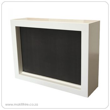 Bar Unit with black board front