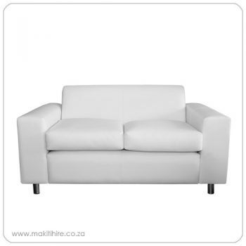 White Double Seater Couch