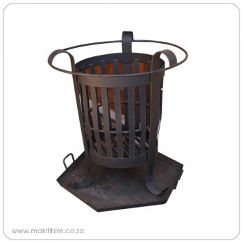 Black Metal Fire Pit / Boma