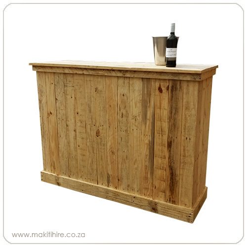 Pallet Wood Bar Unit