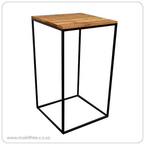 black Metal Frame Cocktail table