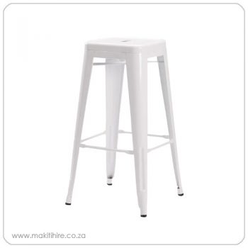 white bar chair