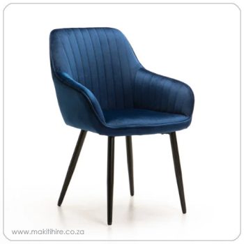 Blue Arm Chair For Hire